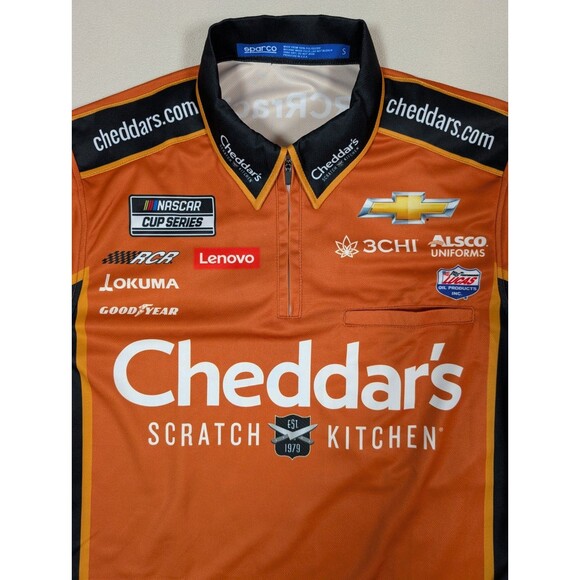 2023 Kyle Busch Cheddar's Kitchen Nascar Pit Crew Shirt RCR Chevy SPARCO Small - Picture 5 of 8